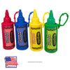 4-Color Keychain Backpack Holder for Crayola 2 oz. Hand Sanitizer for Kids