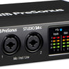 PreSonus Studio 24c 2x2, 192 kHz, USB-C Audio Interface, 2 Mic Pres-2 Line Outs