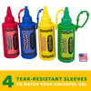 Crayola Kids Hand Sanitizer Gel, (8-Pack) 2 oz ea., 4 Colorful Holders Included.