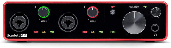 Focusrite Scarlett 4i4 (3rd Gen) USB Audio Interface