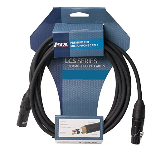 LyxPro LCS Premium Series XLR Microphone Cable for Professional Microphones and Devices