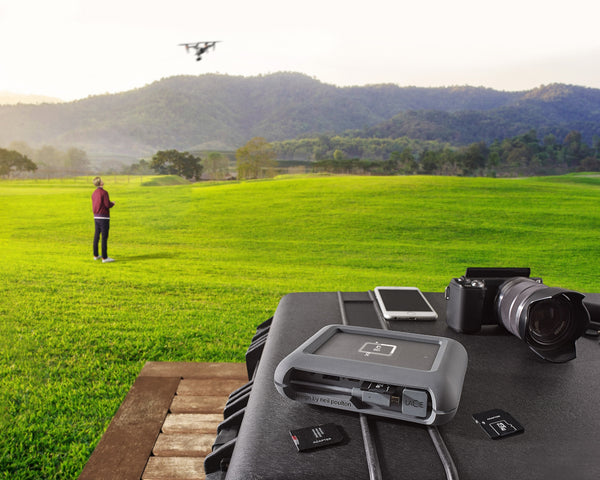 LaCie DJI Copilot BOSS 2TB HDD Featuring In-Field Direct Backup