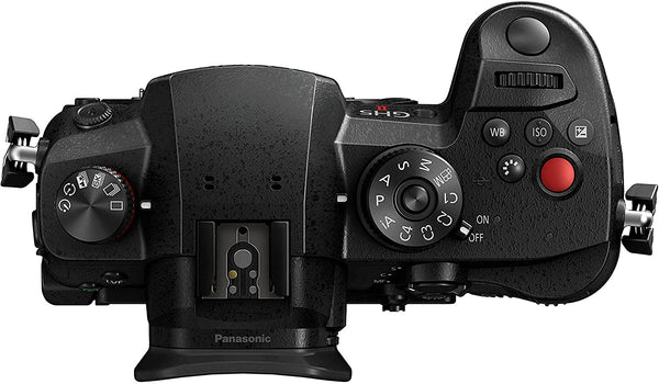 Panasonic LUMIX GH5M2, 20.3MP Mirrorless Micro Four Thirds Camera with Live Streaming, 4K 4:2:2 10-Bit Video, Unlimited Video Recording, 5-Axis Image Stabilizer DC-GH5M2