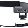 Sennheiser MKE 400 Shotgun Microphone with Polaroid Studio Series Camcorder Video Light Includes Mounting Bracket