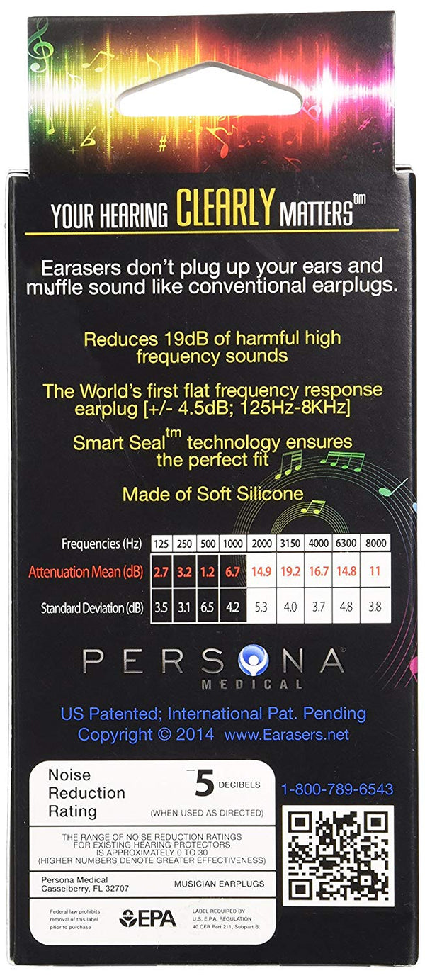 Earasers Musicians Ear Plugs Medium