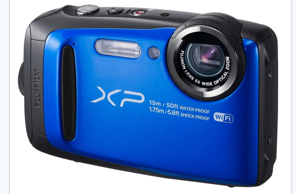 FujiFilm FinePix XP90 Waterproof Digital Camera (Blue)