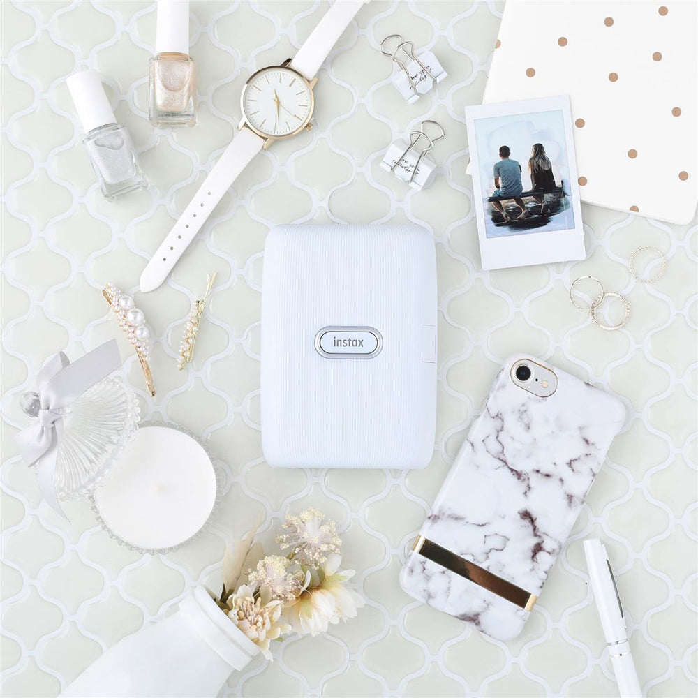 Fujifilm Instax Mini Link Smartphone Printer, Ash White
