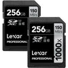 Lexar Professional 1000x 256GB SDXC UHS-II Card LSD256CRBNA10002 - 2 Pack