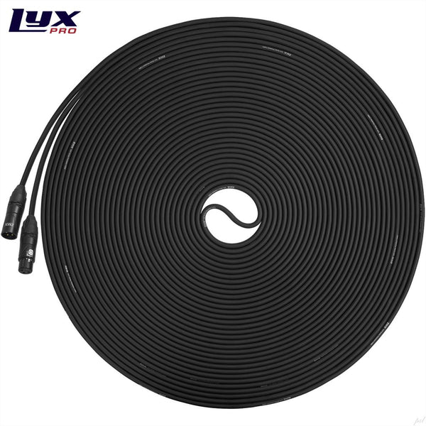 LyxPro LCS Premium Series XLR Microphone Cable for Professional Microphones and Devices
