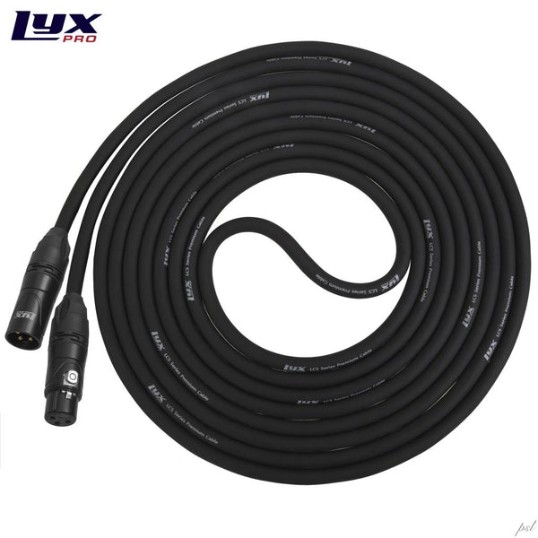 LyxPro LCS Premium Series XLR Microphone Cable for Professional Microphones and Devices
