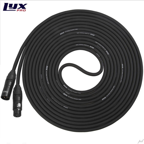 LyxPro LCS Premium Series XLR Microphone Cable for Professional Microphones and Devices