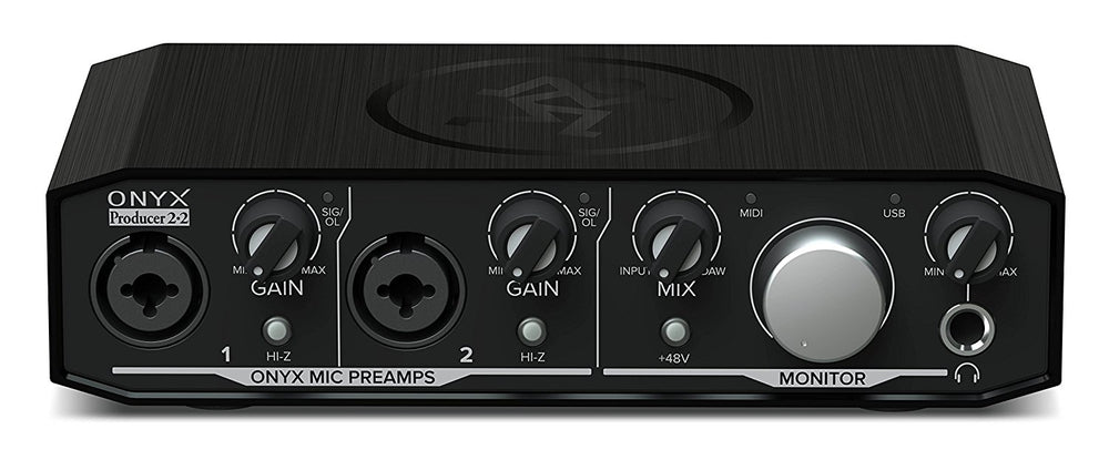 Mackie Onyx Producer 2-2 2x2 USB Audio Interface With MIDI