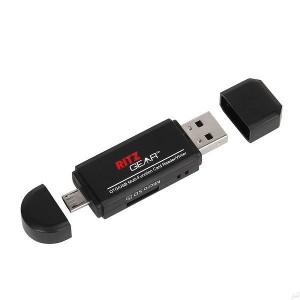 Ritz Gear USB OTG Multi-Function SD-MICRO SD Card Reader-Writer