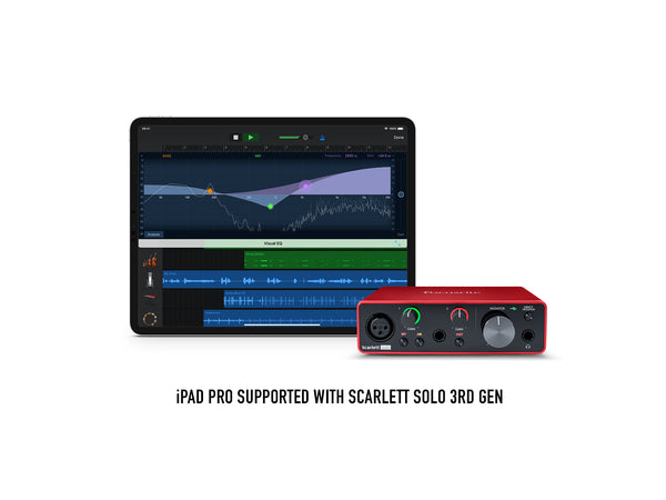 Focusrite SCARLETT SOLO 3rd Gen 192kHz USB Audio Interface w/Pro Tools First