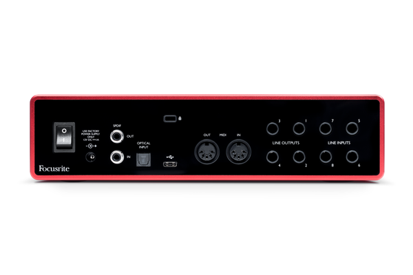 Focusrite Scarlett 18i8 (3rd Gen) USB Audio Interface with Pro Tools | First