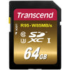 Transcend 64GB SDXC Card U3 4K