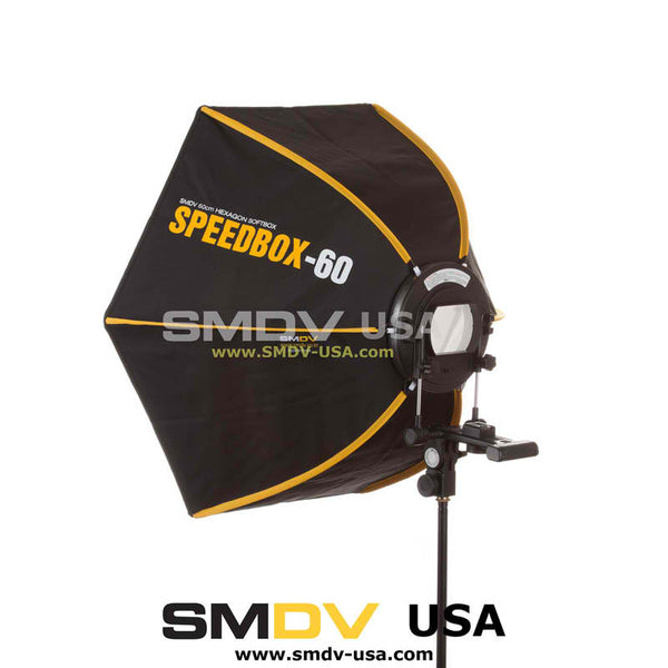 SMDV SPEEDBOX-S60 - Professional 24-Inch (60cm) Hexagonal Softbox