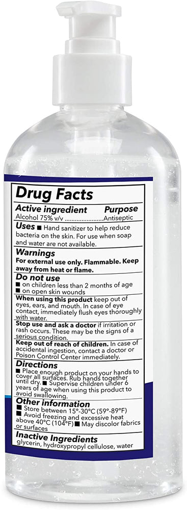 RHINESTONE Gel Hand Sanitizer, 2-Pack of 16.9 Fl Oz / 500ml Bottles with Pumps