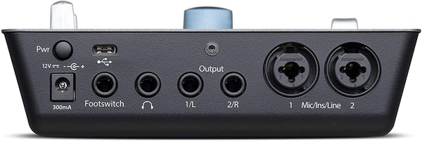 PreSonus ioStation 24c 2x2 USB-C Audio Interface & Controller, 2 Mic Pres-2 Line Outs-with Fader