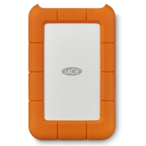LaCie Rugged 1TB USB-C and USB 3.0 Portable Hard Drive