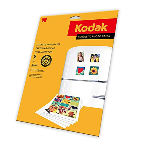 KODAK Magnetic Photo Paper - Magnetic backed Photo Paper, 4x6”