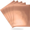 Rhinestone Copper Antimicrobial Adhesive Metal Foil Sheets 5-Pack 8'' x 10'' inch for Pull and Push Door Handle and Plate, Panic Bar