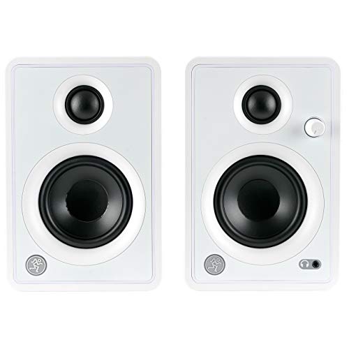 Mackie CR3-X 3" Creative Reference Multimedia Monitors, White, Pair