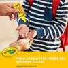 Crayola Hand Sanitizer for Kids, Pack of 8 Antibacterial Gel Bottles, 2 fl oz/ea