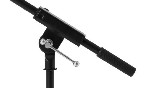Ultimate Support JS-MCFB50 Low-Profile Mic Stand with Fixed-length Boom with Adjustable Height of 16" to 23" - 2 Pack