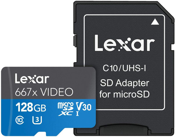 Lexar 667x Video microSDXC UHS-I Memory Card For Action Cameras