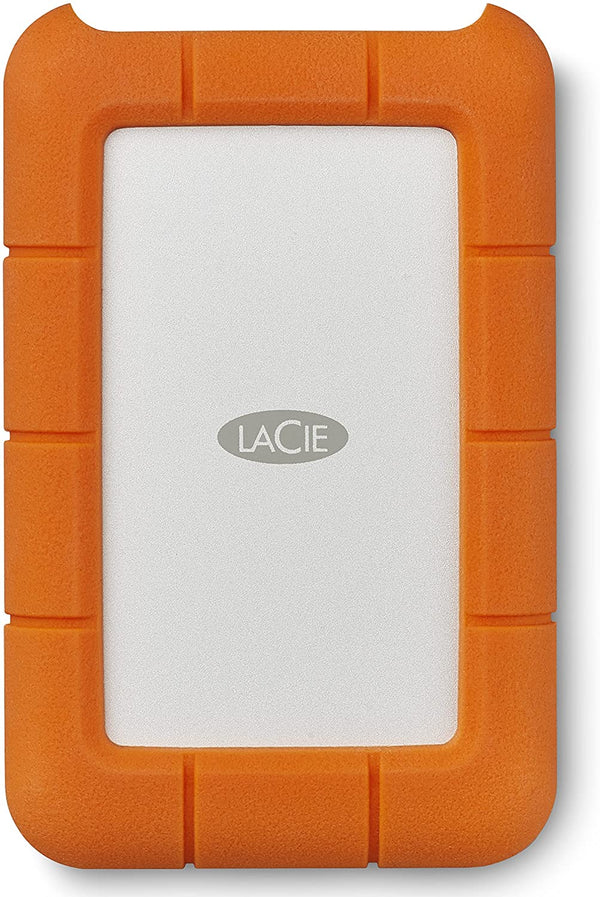 LaCie Rugged 4TB USB-C and USB 3.0 Portable Hard Drive (STFR4000400)