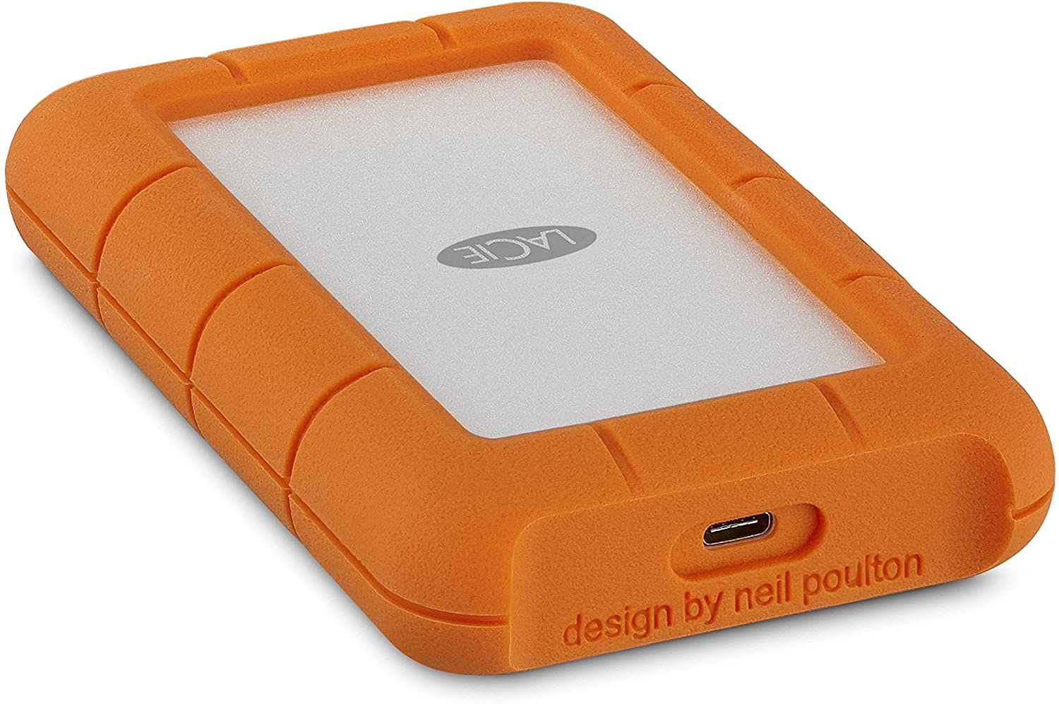 LaCie Rugged SSD 500GB, External SSD, USB-C, USB 3.0, Thunderbolt 3,  Extreme water and 3m drop resistance, Mac, PC, incl. USB-C w/o USB-A cable,  5