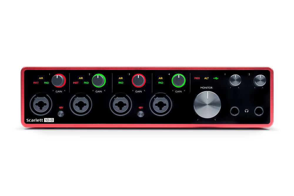 Focusrite Scarlett 18i8 (3rd Gen) USB Audio Interface with Pro Tools | First