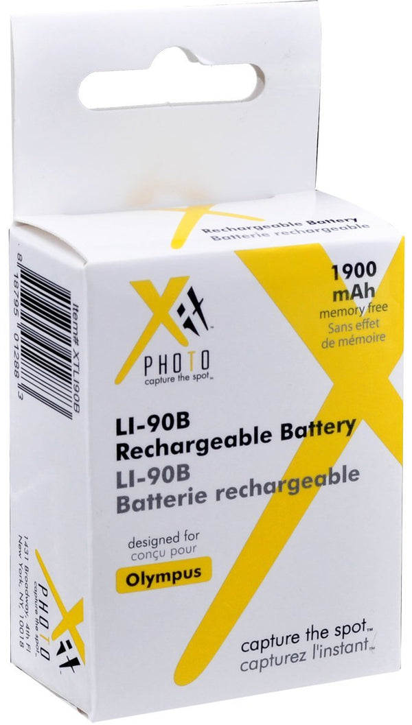 Xit LI90B Replacement Battery for Olympus LI90B (White)