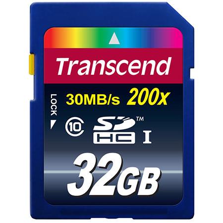 Transcend 32GB SDHC Card Class 10